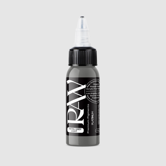 Raw Pigments LIGHT METAL GREY, 30 ml