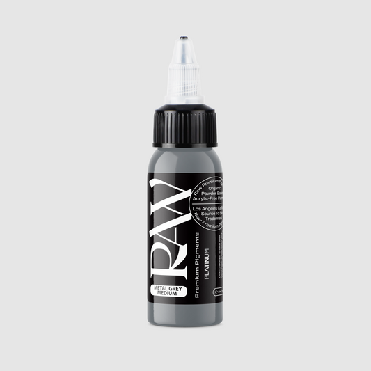 Raw Pigments MEDIUM METAL GREY, 30 ml