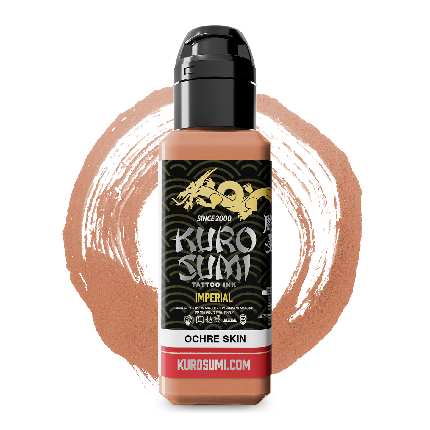 Kuro Sumi Imperial Tattoo Ink - Imperial Ochre Skin 44ml